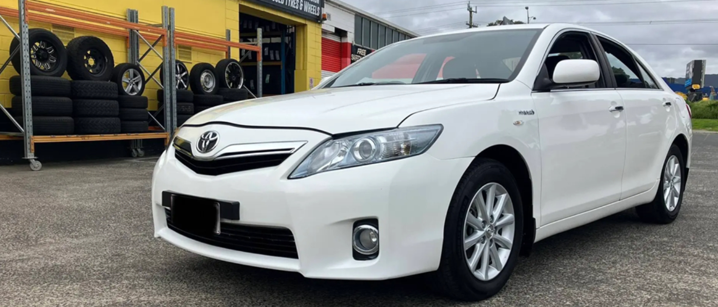 New Tyre fitting of white car by Alpha Tyres & Wheels